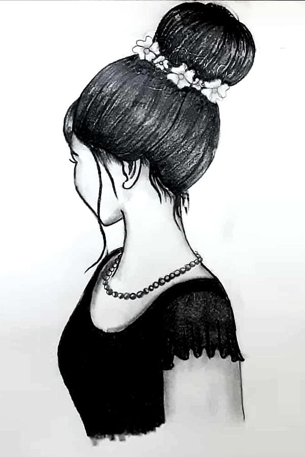 girl-portrait-pencil-sketch-art-and-craft