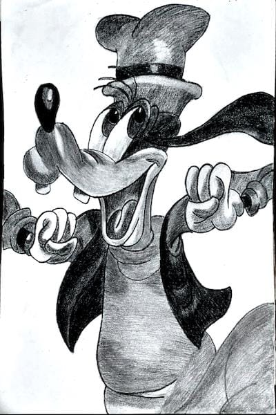 goofy-pencil-drawing-art-and-craft