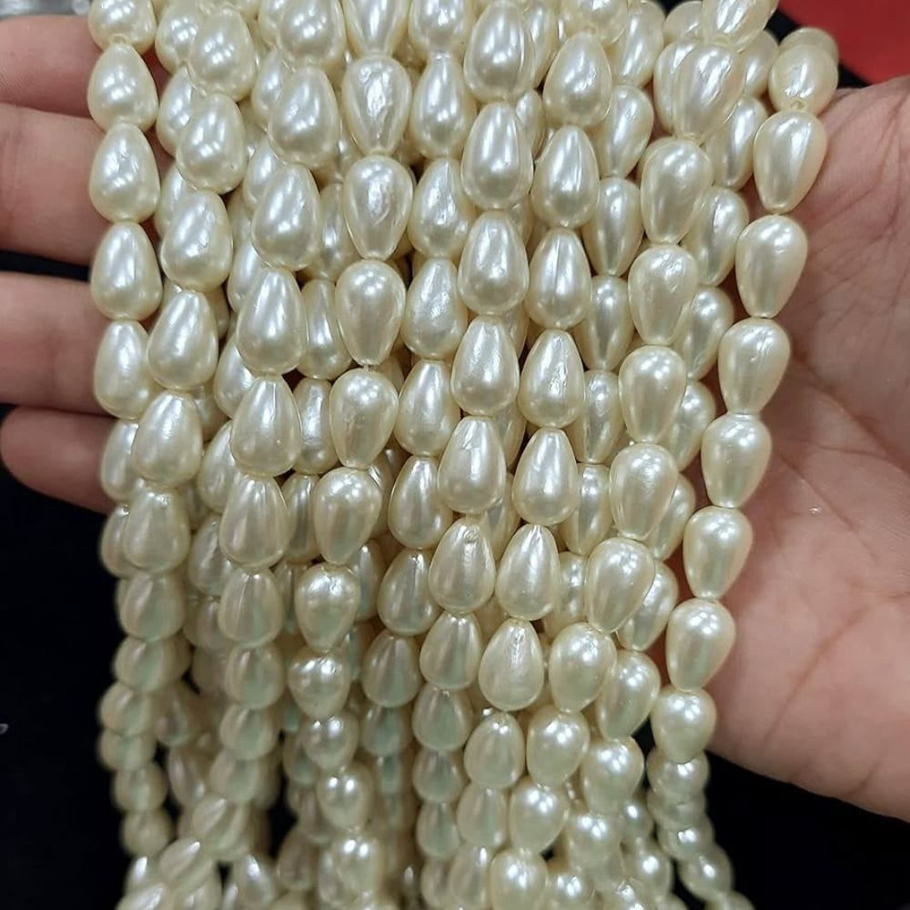 Acrylic Pearl Drop (10 mm, 25 pcs)