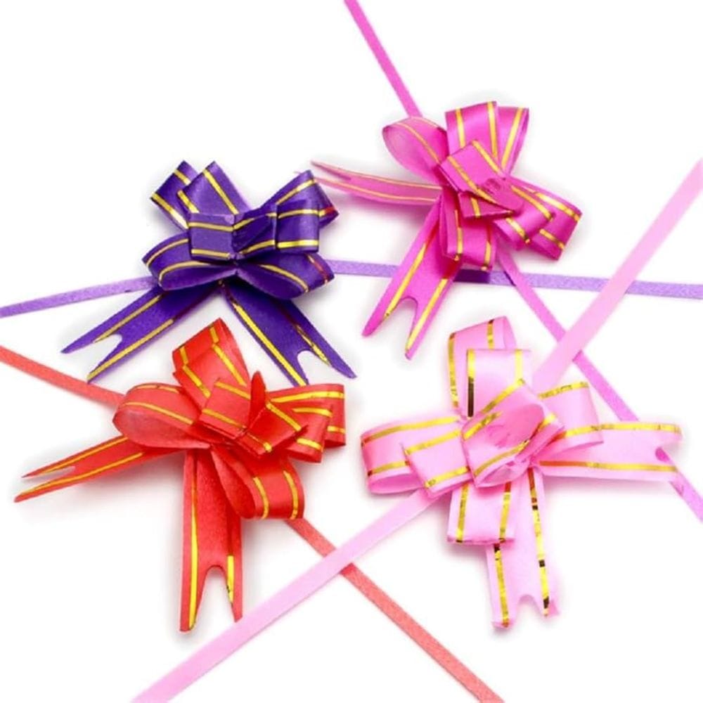 Assorted Colour Bow Ribbons (25 pcs)