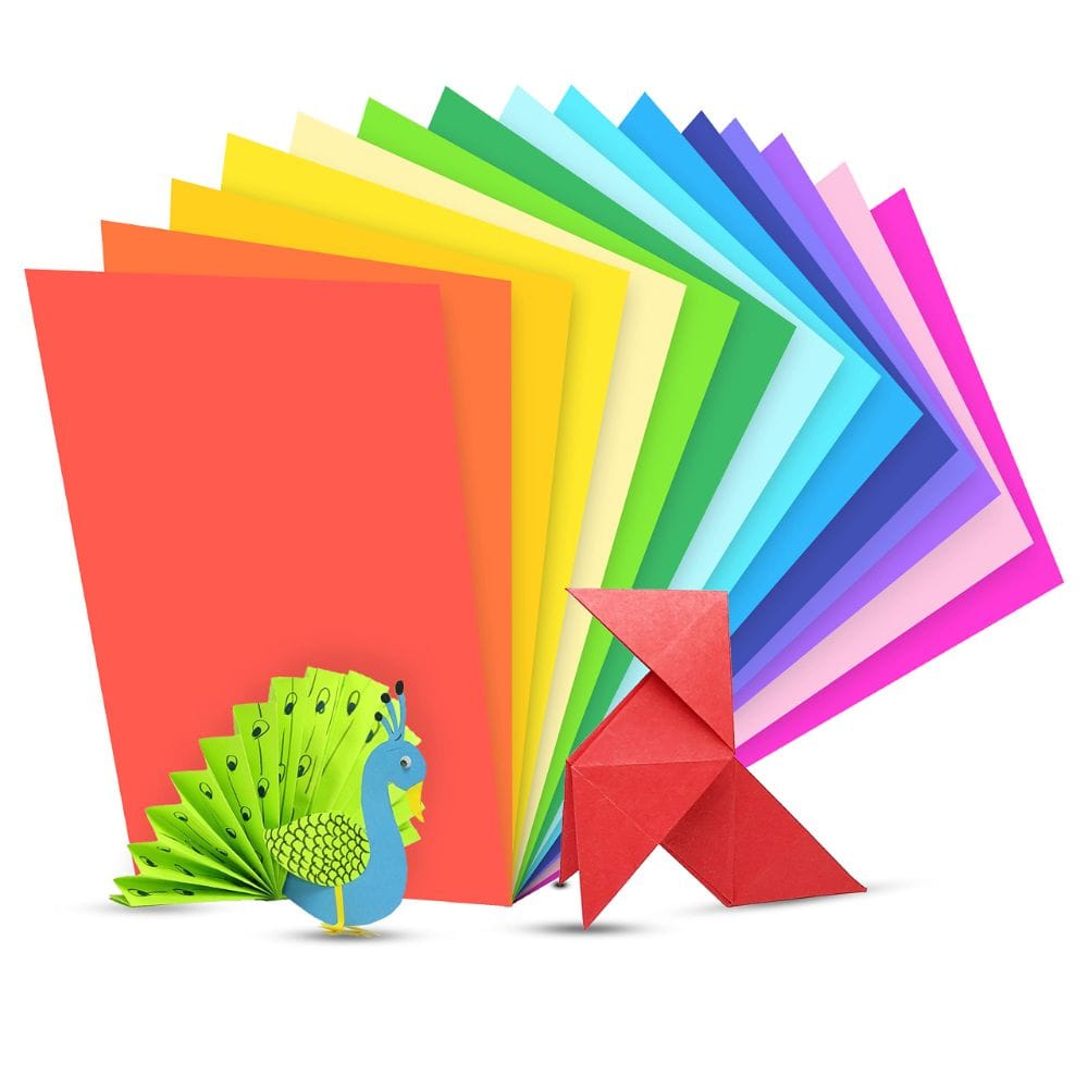 Colour A4 sheets Assorted 10 colours (120 gsm, 50 sheets)